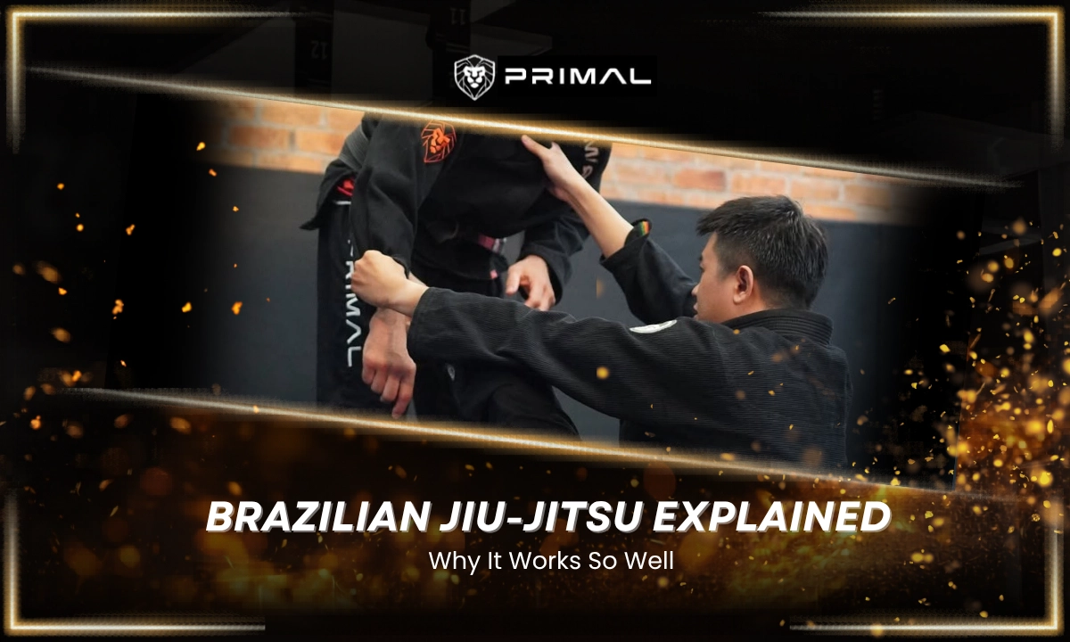 Brazilian Jiu-Jitsu class at Primal Thao Dien